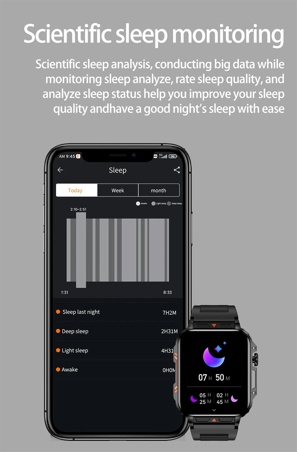 2024 New Military Man Smart Watch