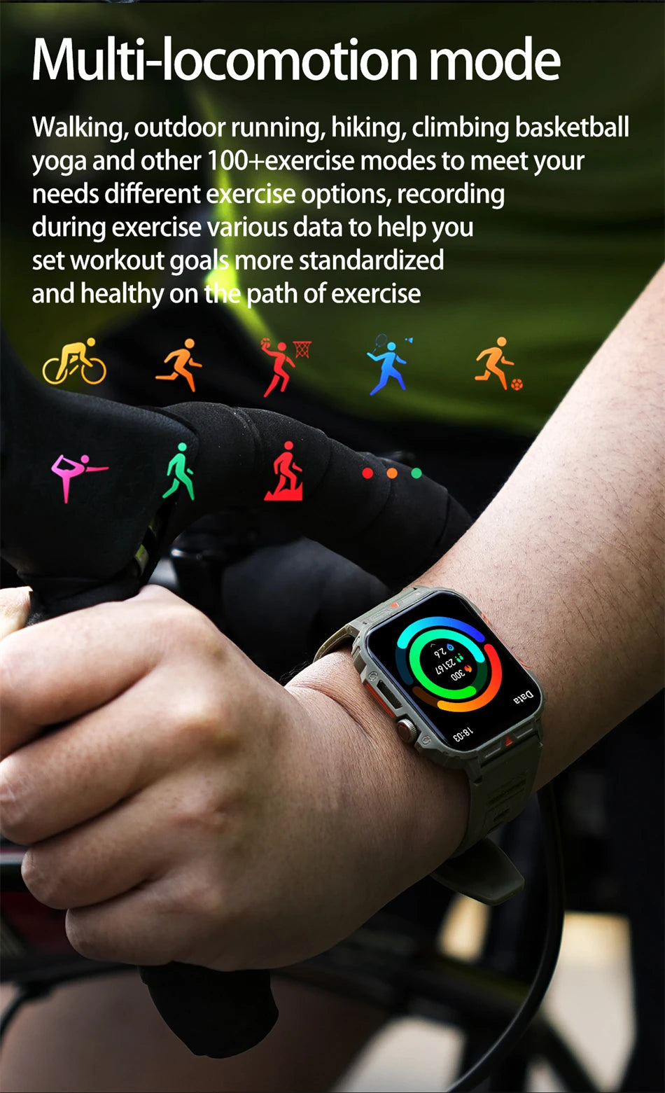 2024 New Military Man Smart Watch