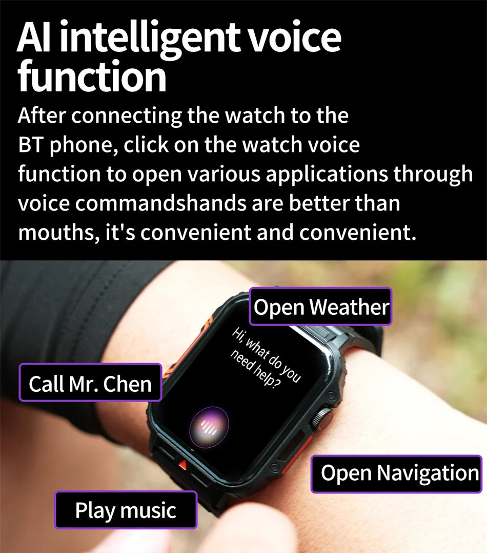 2024 New Military Man Smart Watch