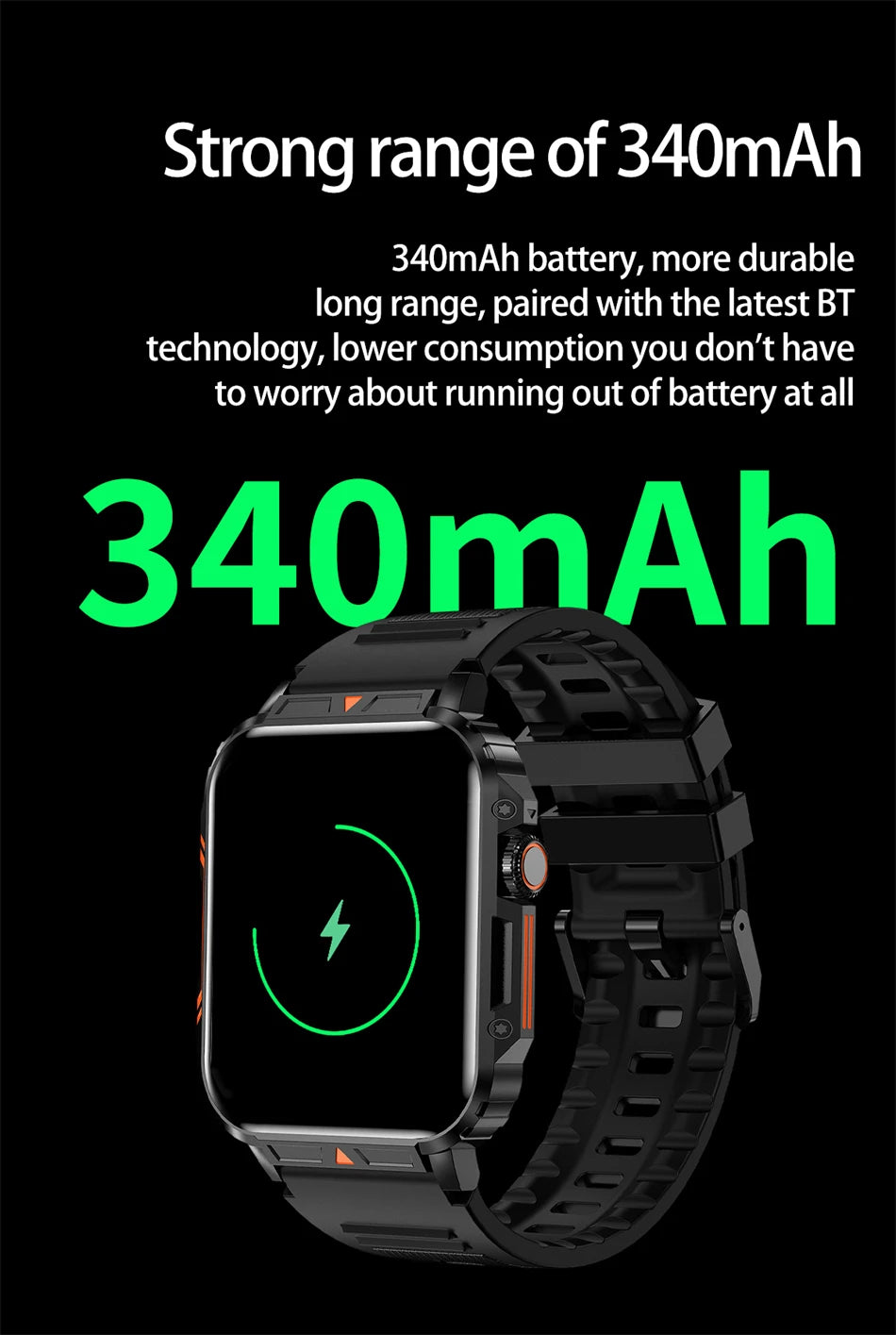 2024 New Military Man Smart Watch