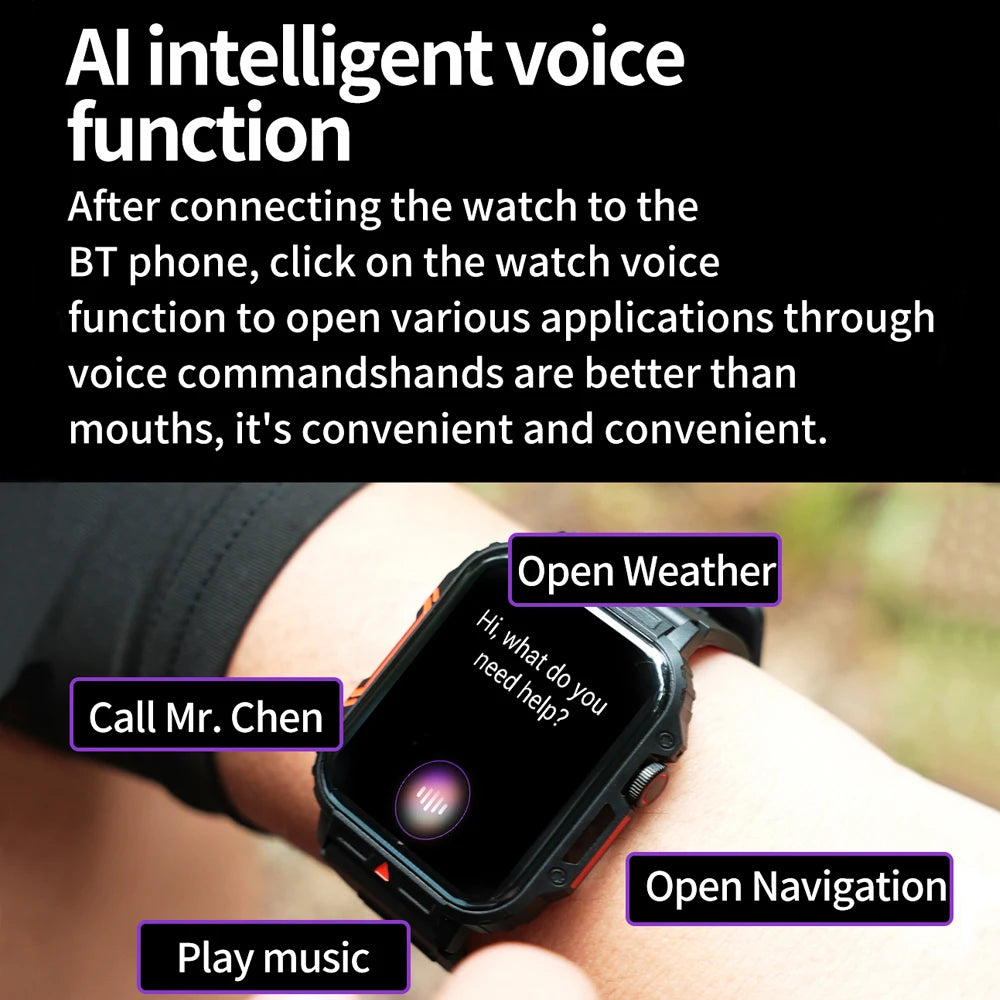 2024 New Military Man Smart Watch