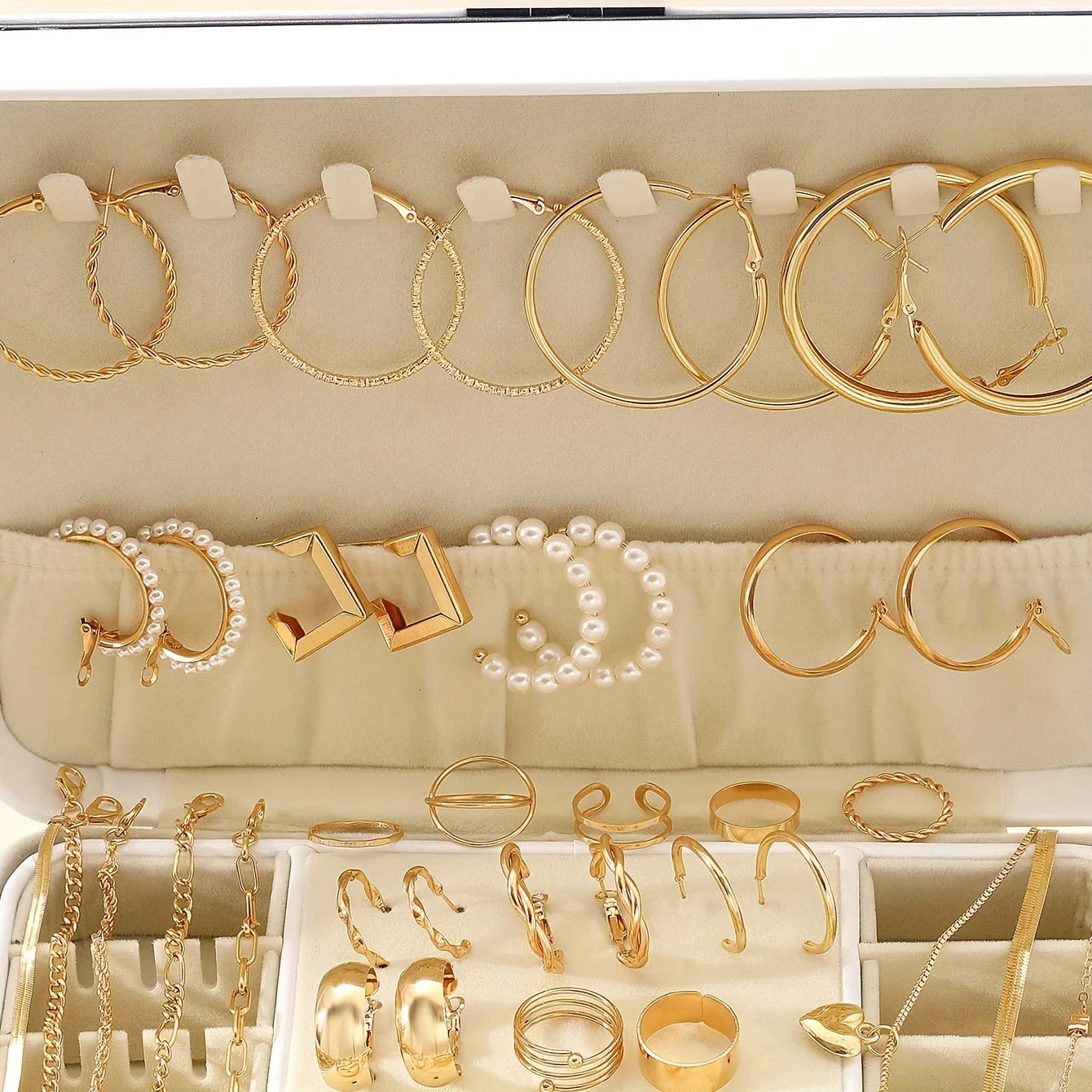 Tina 54-Piece Elegant With Earrings, Necklaces, Rings, Bracelets