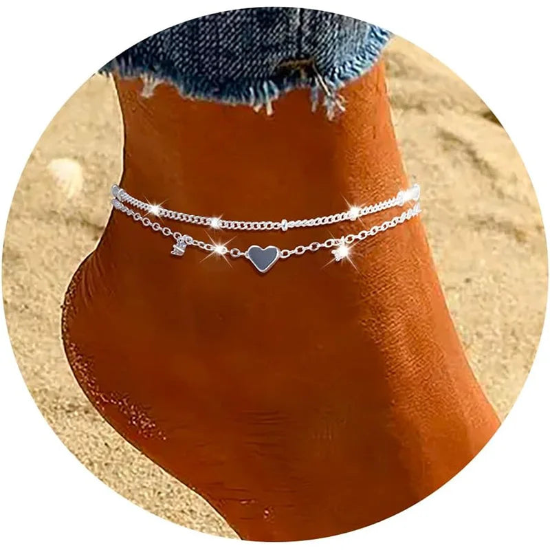 Solly 925 Sliver Plated Anklet Bracelets