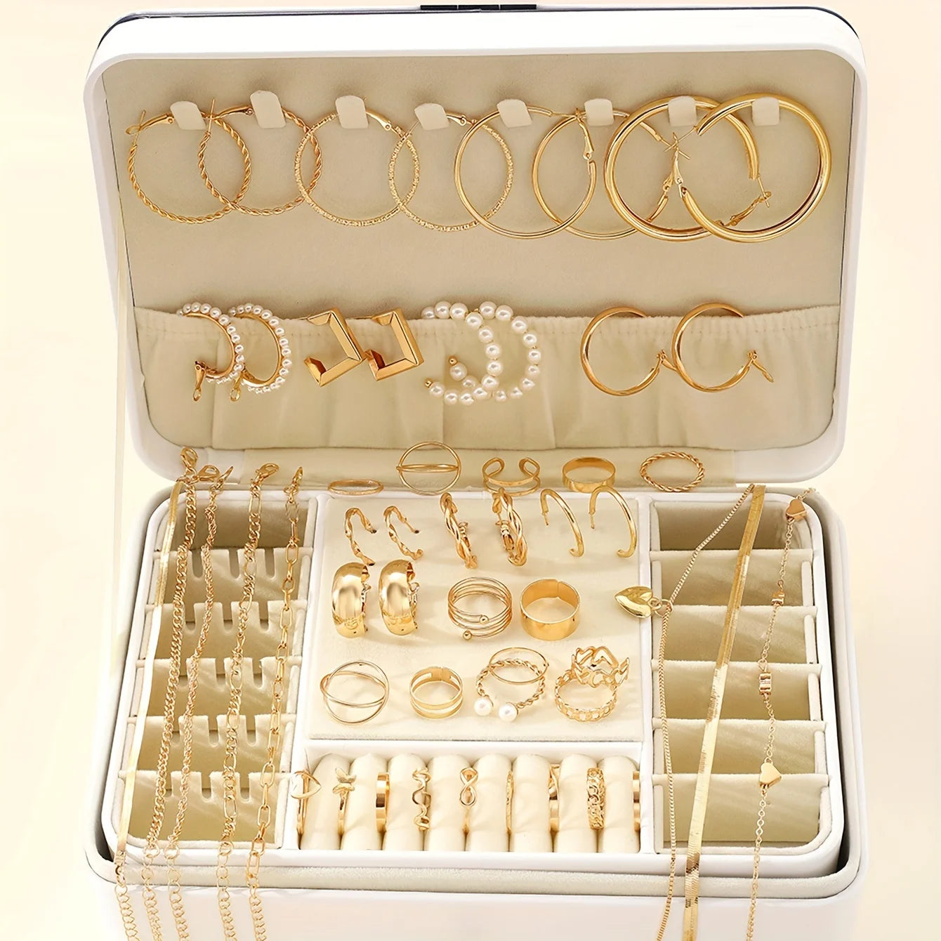 Tina 54-Piece Elegant With Earrings, Necklaces, Rings, Bracelets