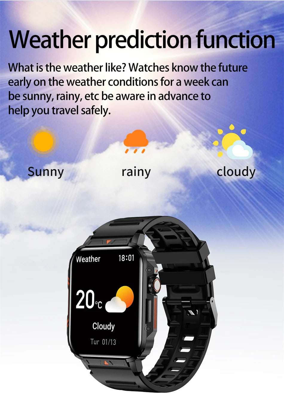 2024 New Military Man Smart Watch