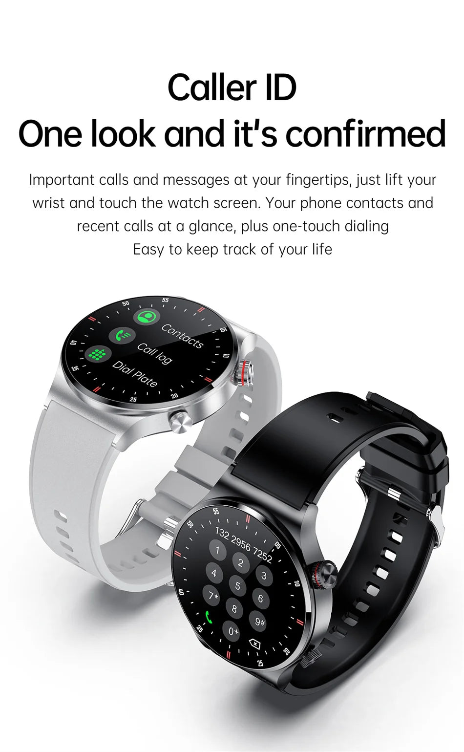 GPS ECG+PPG Bluetooth Call Smartwatch Sports