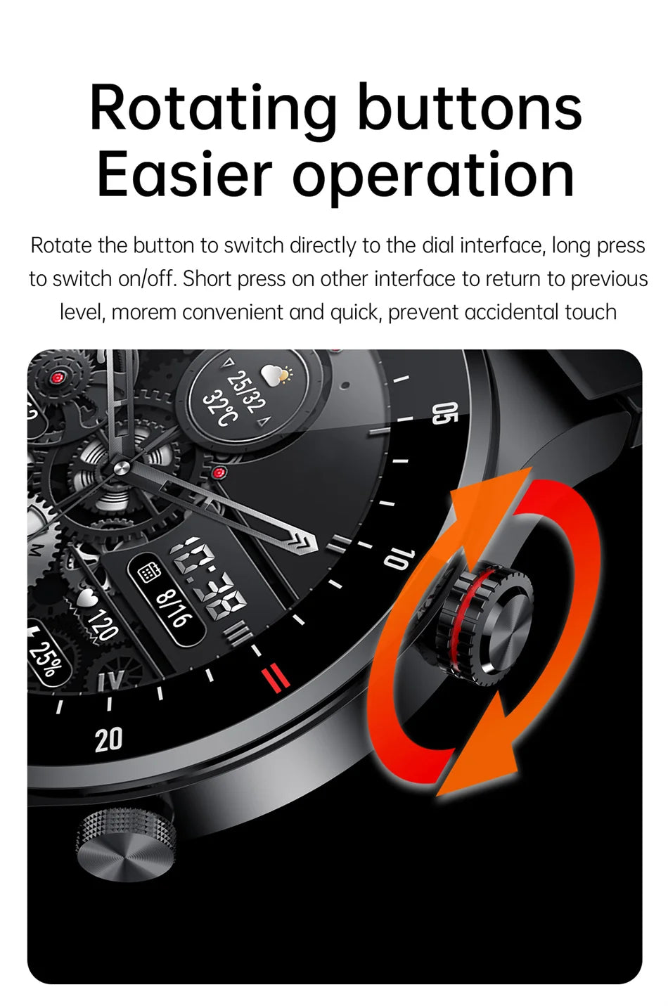 GPS ECG+PPG Bluetooth Call Smartwatch Sports