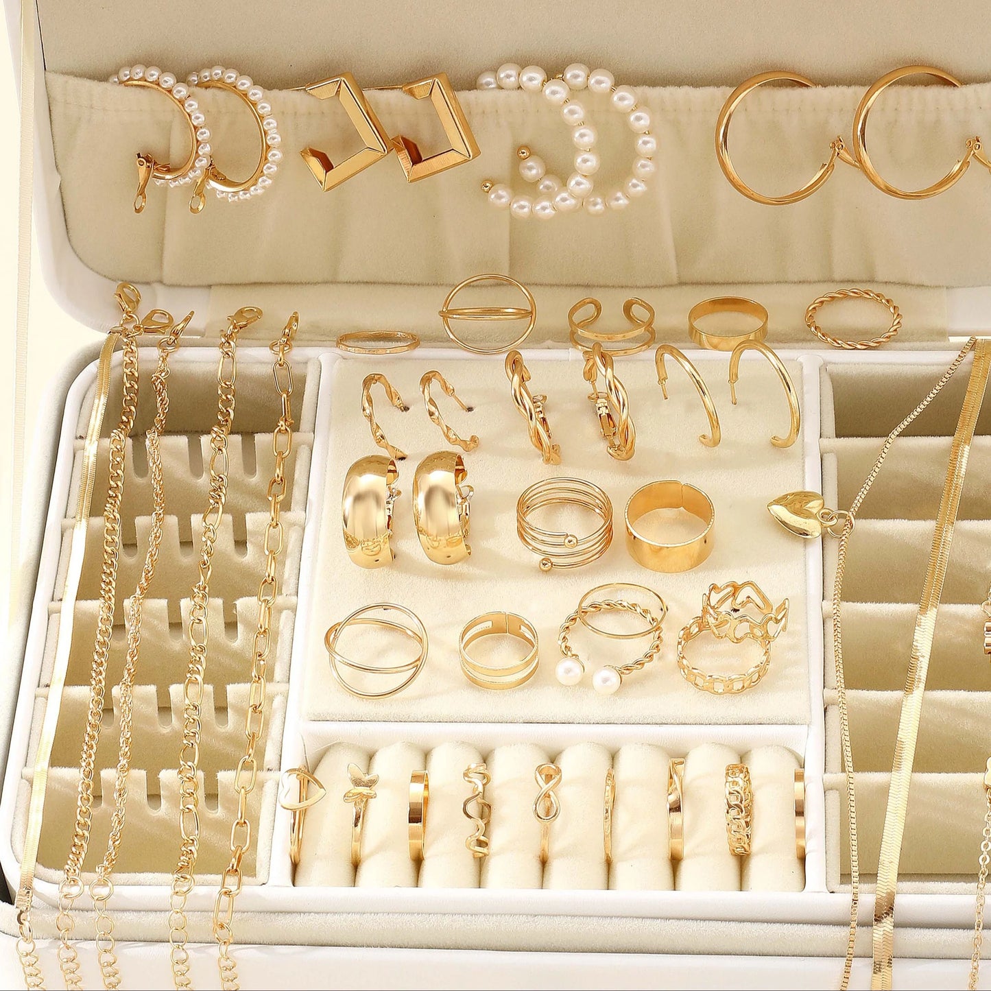 Tina 54-Piece Elegant With Earrings, Necklaces, Rings, Bracelets