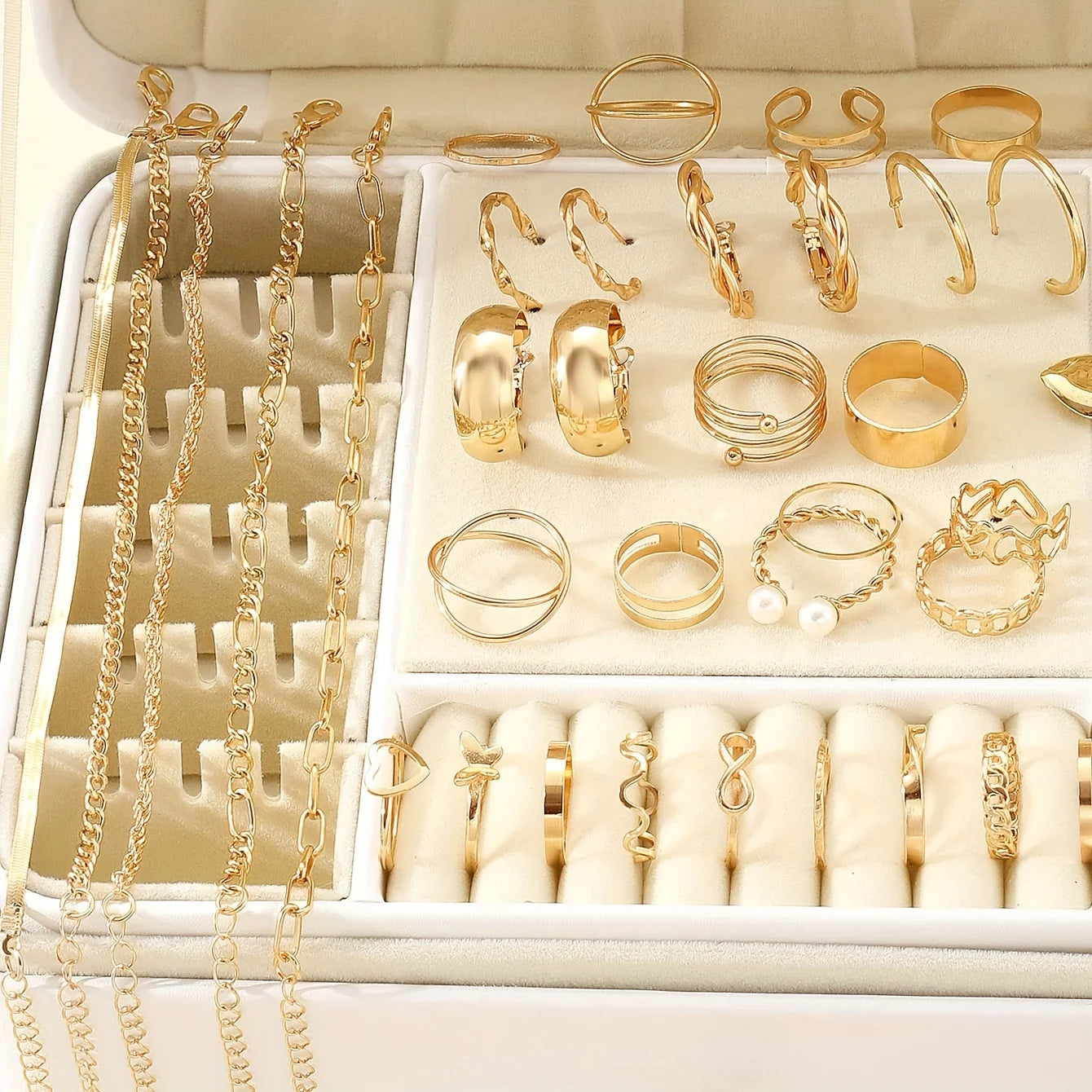 Tina 54-Piece Elegant With Earrings, Necklaces, Rings, Bracelets